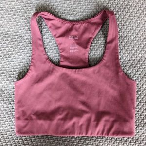 Girlfriend Collective Paloma Racerback bra in Mulberry, size Small - EUC